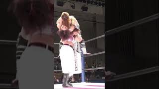 【女子プロレス】ひめかが長身2人をアルゼンチンバックブリーカー！【スターダム】 #shorts