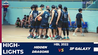 HBL 2022 I HIGHLIGHT HIDDEN DRAGONS vs 3F GALAXY  I 11/03/2022