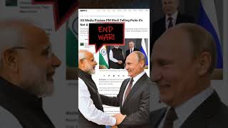 India Shames Putin ? Western Media tries to ruin India Russia relations #shorts
