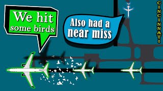 Delta B738 suffers BIRD STRIKE ON TAKEOFF | Continues to Destination