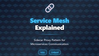 Service Mesh Explained: Istio & Linkerd Sidecar Proxy Pattern for Microservices Communication