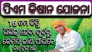 Pm Kisan yojana 16th kishti | 16 ତମ କିସ୍ତି ରିଲିଜ୍ ହେବା ପୂର୍ବରୁ କେମିତି ଜାଣି ପାରିବେ କଣ ଟ୍ରିକ୍ ଅଛି