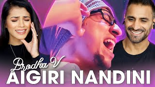 AIGIRI NANDINI [Hip Hop Version] - Brodha V LIVE in Bangalore - REACTION!!