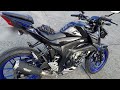 GSX 150 open exhaust muffler sound