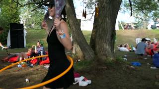 hula hoop Evelin au stage Multi Culti * AIM Festival 2017