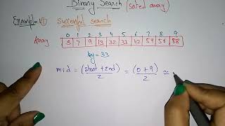 Binary Search examples | Successful Search | DAA | Lec-13 | Bhanu Priya