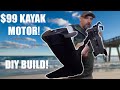 $99 KAYAK TROLLING MOTOR DIY!...