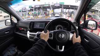 【POV】ホンダ Nワゴン(JH1)に試乗！高速でフル加速のサウンド Honda N WGN test drive!