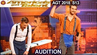 Jules & Jerome Teeterboard Duo AWESOME America's Got Talent 2018 Audition AGT