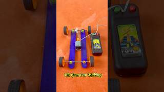 DIY Remote Control Gear Car | Dc Motor Using #shorts #dcmotor #diyprojects