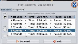 JRoundTimer v2.0 - PC visualisation sparring / round timer software for MMA , Boxing or Muay Thai