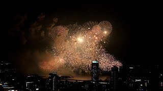 第47回 みなとこうべ海上花火大会 2017　エンディング　Fireworks event Kobe　(2017.8.5)