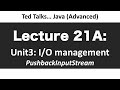 CSCI2120 - Lecture 21A:  Unit3-IO - PushbackInputStream