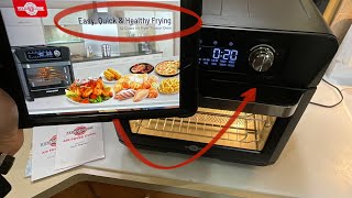 Honest Review of The Paris Rhone 26 QT  Air Fryer Toaster Oven! / Lots of Cool Features!