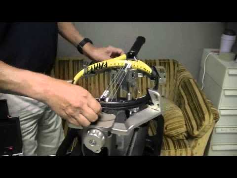 Tennis stringing two piece Tennis stringing two piece