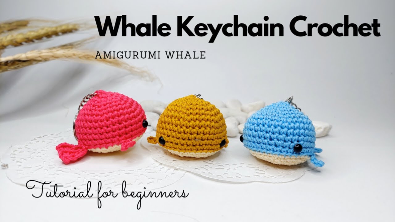 Whale Keychain Crochet At Edward Calvo Blog