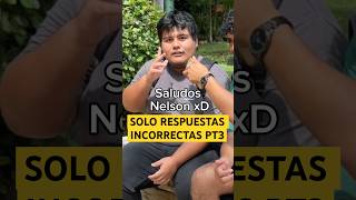 Solo respuestas INCORRECTAS 🤣🤣Parte 3 #humor #comedia #lospqliares #shorts #entrevista