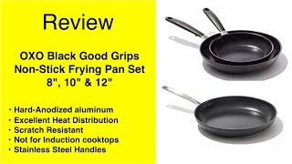 Review OXO Good Grips Non-Stick Pro Dishwasher Safe 3 Piece Frypan Set