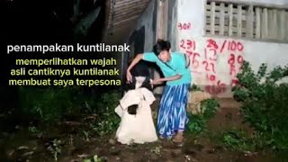 viral wajah asli kuntilanak begitu cantik