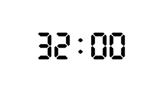 32 Minute | 1920 Seconds Timer | White Screen With Silent Focus | NX