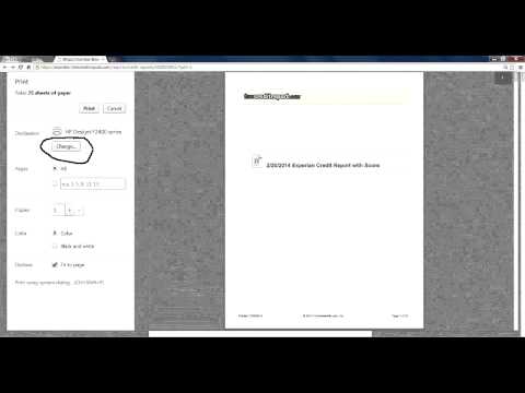 How to Save Experian Report (or ANYTHING) as PDF How to Save Experian Report (or ANYTHING) as PDF