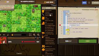 CodeCombat. Python solution. The Agrippa Defense B (practice)