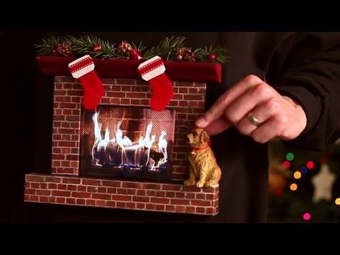 Burning Fireplace Ugly Christmas Sweater (w/ an iPad) Burning Fireplace Ugly Christmas Sweater (w/ an iPad)
