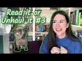 Chaotic Reading Vlog || Read it Or Unhaul it #3 + Kittens Update