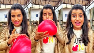 Sivaangi Tries Helium Gas For The First Time And Then Her Voice... 😂