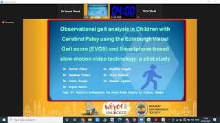 Observational gait analysis in Cerebral palsy using EVGS \u0026 Smartphone slow motion video_ WIROC 2021