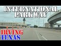 International Parkway North - DFW Airport - Irving - Texas - 4K highway Drive