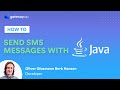 How to send SMS messages with Java through GatewayAPI