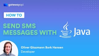 How to send SMS messages with Java through GatewayAPI