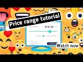 How to do simple price range slider with HTML5, SCSS and JS