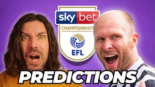 Championship SCORE PREDICTIONS - Round 31