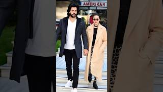 Burak Ozcivit with beautiful wife Fahriye Evcen #short #burakozcivit #fahriyeevcen #shorts