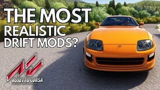 The MOST REALISTIC DRIFT CAR mods?? | Assetto Corsa 4K | Steering Wheel Gameplay