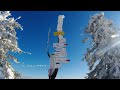 Ram Mountain in winter / From Wisła Czarne blue trail to Barania Góra / Kuligi / Beskid Śląski / 4K