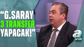 Serhan Türk'ten Flaş Transfer Sözleri: "Galatasaray 3 Transfer Yapacak!" A Spor / Transfer Raporu