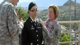 Promotion ceremony for Capt. Rhine Hejran