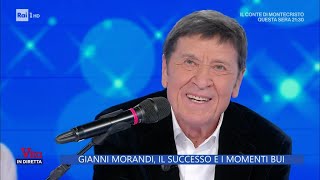 Gianni Morandi, il successo e i momenti bui - La Vita in diretta 27/01/2025