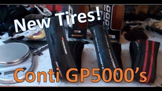 NEW TIRES  - 700x25c Continental Grand Prix 5000s - Measurements, Install \u0026 First Ride Impressions.