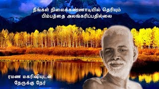 நீங்கள் நிலைக்கண்ணாடியில் தெரியும் பிம்பத்தை அலங்கரிப்பதில்லை - ரமண மகரிஷியுடன் நேருக்கு நேர்