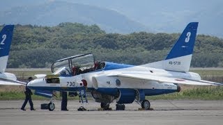 エアメモ前日ブルーインパルス鹿屋基地フライト準備