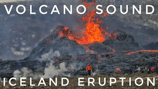 Iceland Volcano Eruption 2021 - Real Volcano and Lava Sounds!