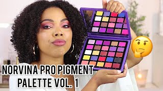 ABH NORVINA PRO PIGMENT PALETTE VOL 1 REVIEW \u0026 SWATCHES | Karina Waldron