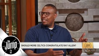 Paul Pierce congratulates Ray Allen on Hall of Fame induction | The Jump | ESPN