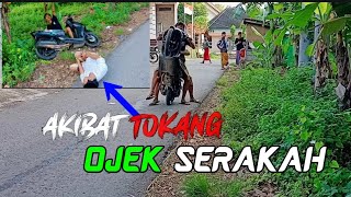 AKIBAT TOKANG OJEK SERAKAH