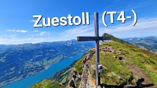 Zuestoll (T4-) ab der Sellamatt - alpine Wanderung mit Kraxel-Passagen - 1 von 7 Churfirsten