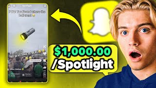 How to EASILY Make $1,000 With Snapchat Spotlight (FULL GUIDE)